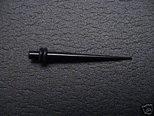 Body Piercing Taper 8g Acrylic 8 gauge BLACK expander