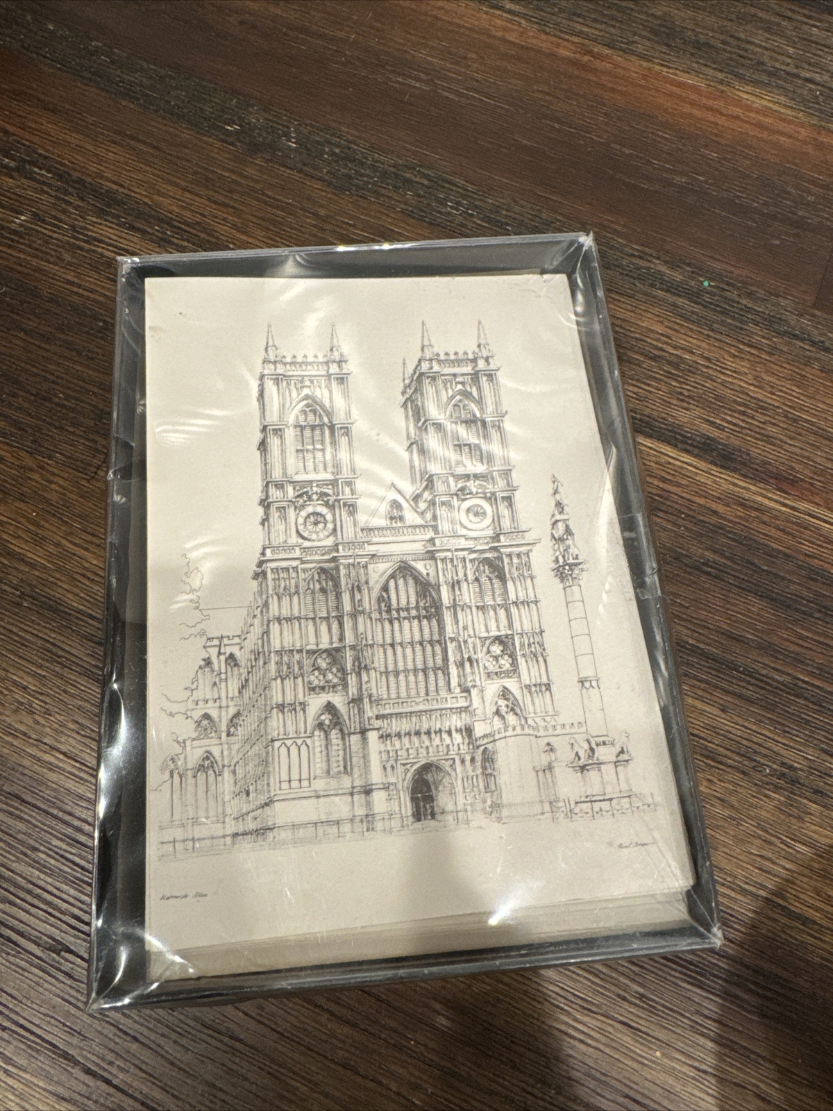 Rare HARROD'S (LONDON LANDMARKS) 10 ASSORTED NOTE CARDS and Envelopes