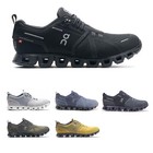 On Mens Trainers Cloud 5 Waterproof Casual Lace-Up Low-Top Textile Synthetic