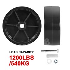 6 Replacement Boat Trailer Marine Jack Wheel Caster W Bolt Bushing 1200lbs Us