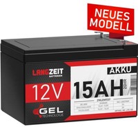 Akku 12V 15AH Bleiakku Gel Batterie Bleigel Gelakku E-Fahrrad Usv 10Ah 12Ah 14Ah