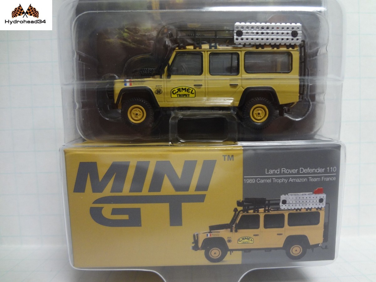 Mini GT Land Rover Defender 110 - 1989 CAMEL Trophy Amazon