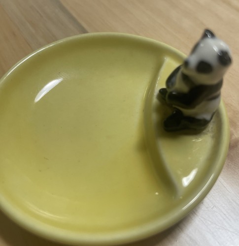 Wade Whimtray Giant Panda Trinket Dish Tray Porcelain Made in England RARE - Foto 4 di 7