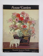 HOUSE & GARDEN MAGAZINE August 1922 - Decorating - Home Design - House Plans