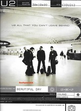 2000 U2 "All That You Can't Leave Behind" Original Music Industry Promo Print Ad