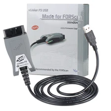Vgate vLinker FS OBD2 Scanner USB Adapter Fit For FORScan HS/MS-CAN Auto Switch