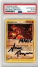 PSA Signed Marc Thompson Groudon EX 002 Black Star Promo 2003 Pokémon E-Series