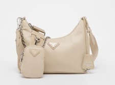NEW Prada Re-Edition 2005 Re-Nylon Bag Blush / Beige