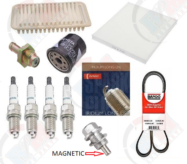 for Toyota Corolla/Matrix - Tune-Up Kit with MAGNETIC Oil Drain Plug