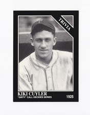 1992 Conlon TSN #587 Kiki Cuyler Pittsburgh Pirates