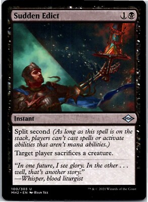 Magic the Gathering Sudden Edict Modern Horizons 2 x1 MTG Free 