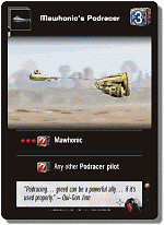 YJ: Mawhonic's Podracer [Foil] [Lightly Played] Menace of Darth Maul Young Jedi 