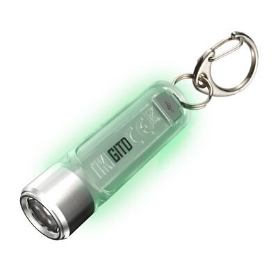 NITECORE TIKI GITD 300 Lumen USB-C Keychain Flashlight UV and High CRI  LED