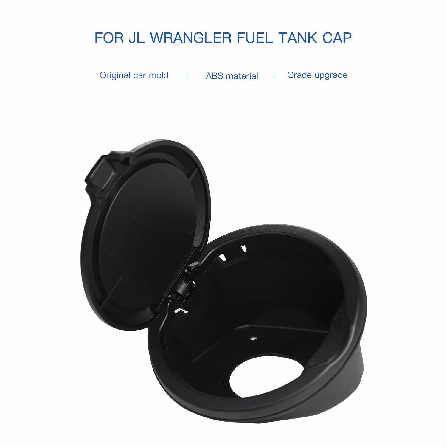 Gas Cap Cover Fuel Filler Door Tank Door for 2018+ Jeep Wrangler JL JLU USA Flag