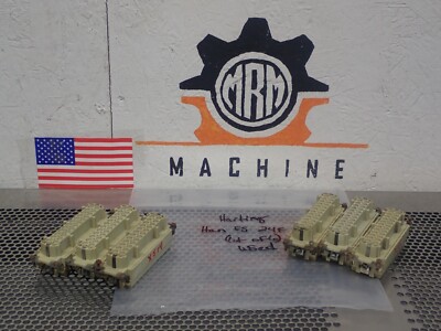 Harting Han ES 24F 16A 380V Female Connector Inserts Used W/ Warranty (Lot of 6)