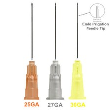 1000 Dental Irrigation Needle Disposable Syringe Tips 25G/27G/30G One Side Hole