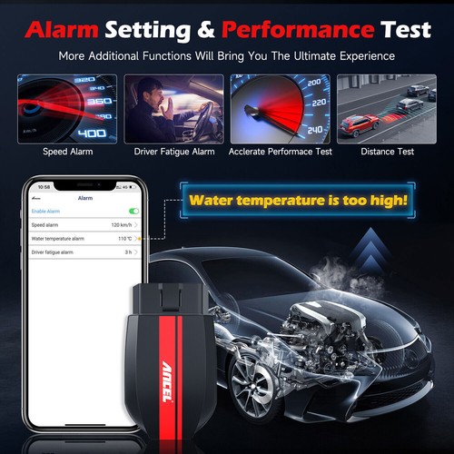 BD200 Car Engine Fault Code Reader Engine Diagnostic Tool Bluetooth OBD2 Scanner - Picture 7 of 14