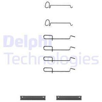 LX0080 Delphi ZubehöRsatz, Scheibenbremsbelag FüR ,Peugeot,Renault