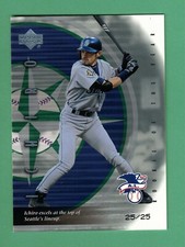 2001 UPPER DECK BASEBALL ROOKIE UPDATE PLATINUM ICHIRO SUZUKI #20 LE #25/25