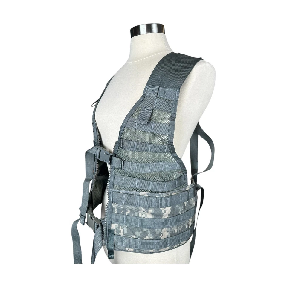 Chaleco Molle II Ejército de Estados Unidos Combate Carga Portador Cojinete de Carga Cremallera Digital Pesado Foto 4 de 4