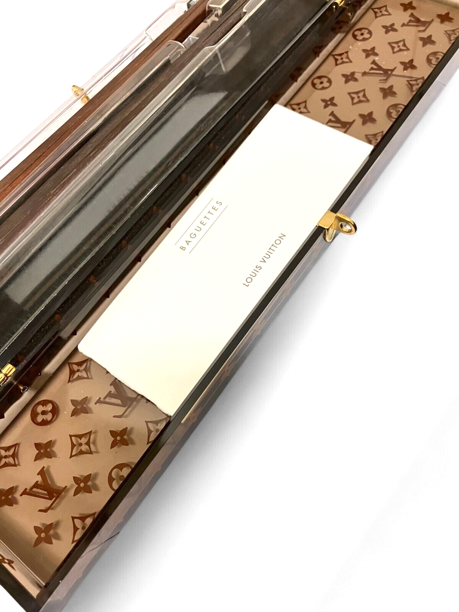 LOUIS VUITTON Chopsticks Monogram 25th Anniversary Limited Wood