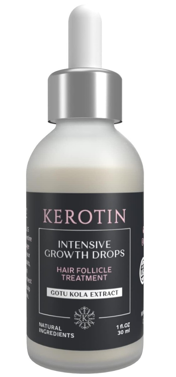KEROTIN INTENSIVE GROWTH DROPS Hair Loss Treatment Stimulate 
