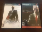 Hitman Blood Money & Silent Assassin Sony PlayStation 2 PS2 Lot Complete
