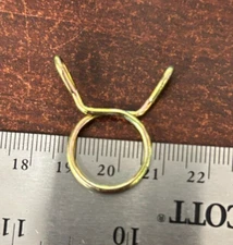 10 PCS 16 mm Double Wire Spring Hose Clamps Fuel Line Hose Tube Clips