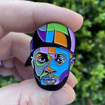 J Dilla - Pop Art Style Enamel Pin - 1 1/2  - Jay Dee 