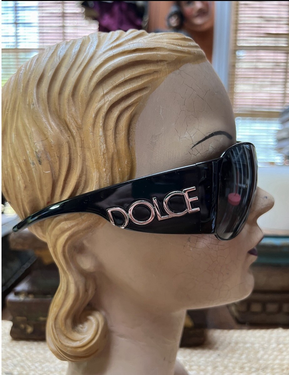 Vintage Dolce & Gabbana BLACK and SILVER D-O-L-C-E 