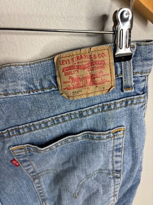 Vintage Levi's 550 Relaxed Fit Denim Jeans Size S Blue 3554 | eBay