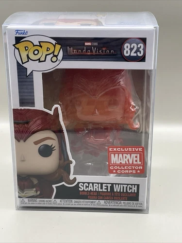 Funko POP! MarvelStudio WandaVision #823 Exclusive Collector Corp Scarlet Witch