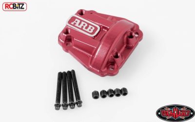 RC4WD ARB Diff Abdeckung für Vaterra Ascender Achse ROT Metall inkl Schrauben Z-S1676