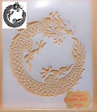 Circular Dragon stencil Airbrush art stencil artists dragon eastern template