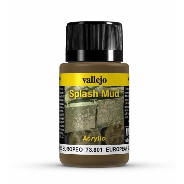 European Splash Mud 40ml - Weathering Effects - AV Vallejo