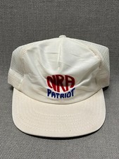 Vintage NRA Trucker Hat Cap Snapback Mesh National Rifle Association USA