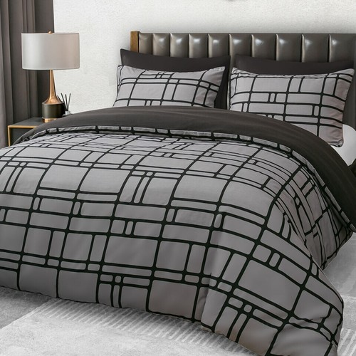 Duvet Cover Set Reversible King Size Duvet Cover Set Double Bedding Sets Single - Picture 75 of 473