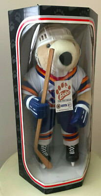 Vintage ST. LOUIS BLUES HOCKEY 1992 Bobo the Pro Bear Plush NHL Uniform RARE  