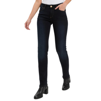 Cross Damen Jeans Rose N487-026 Straight Fit in blueblack