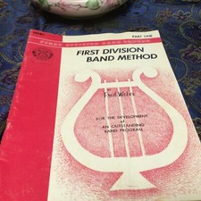 First Division Band Method: Part One Drums 