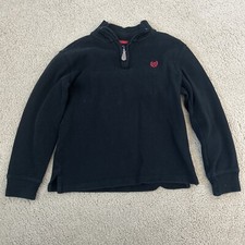 Chaps Half Zip Boys M Black