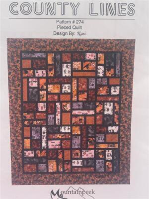 MOUNTAINPEEK CREATIONS - Quilt Pattern - COUNTY LINES - #274 - 5 Sizes