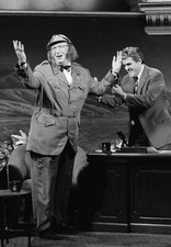 John Mccririck during an interview with host Jay Leno on Octob - 1992 TV Photo 1