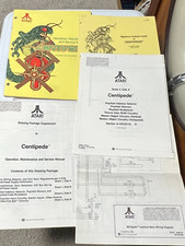 ATARI 1981 CENTIPEDE MANUAL PACKET