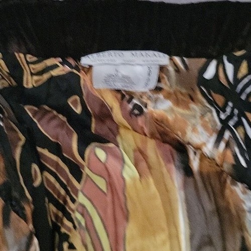 Chaqueta Blazer ALBERTO MAKALI Terciopelo Aplastado Manga Larga Cintura Tachonada Marrón L - Imagen 4 de 6