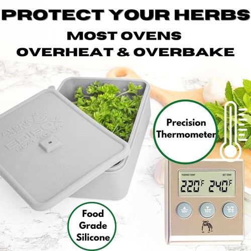 Decarboxylator Box for herbal butter infuser or oil infusion, decarbox decarb - Afbeelding 2 van 5