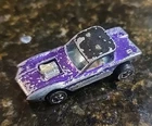 Mattel Hot Wheels Redline 1967 Python Made In Hong Kong Purple w/ White Interior