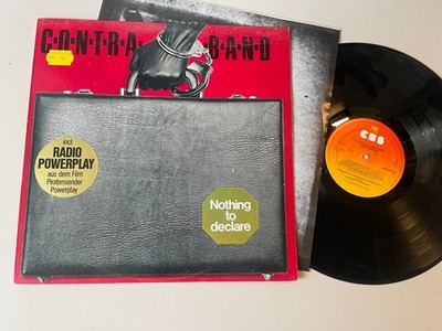 LP Rock Contraband   Nothing To Declare (10 Song) CBS RECORDS OIS
