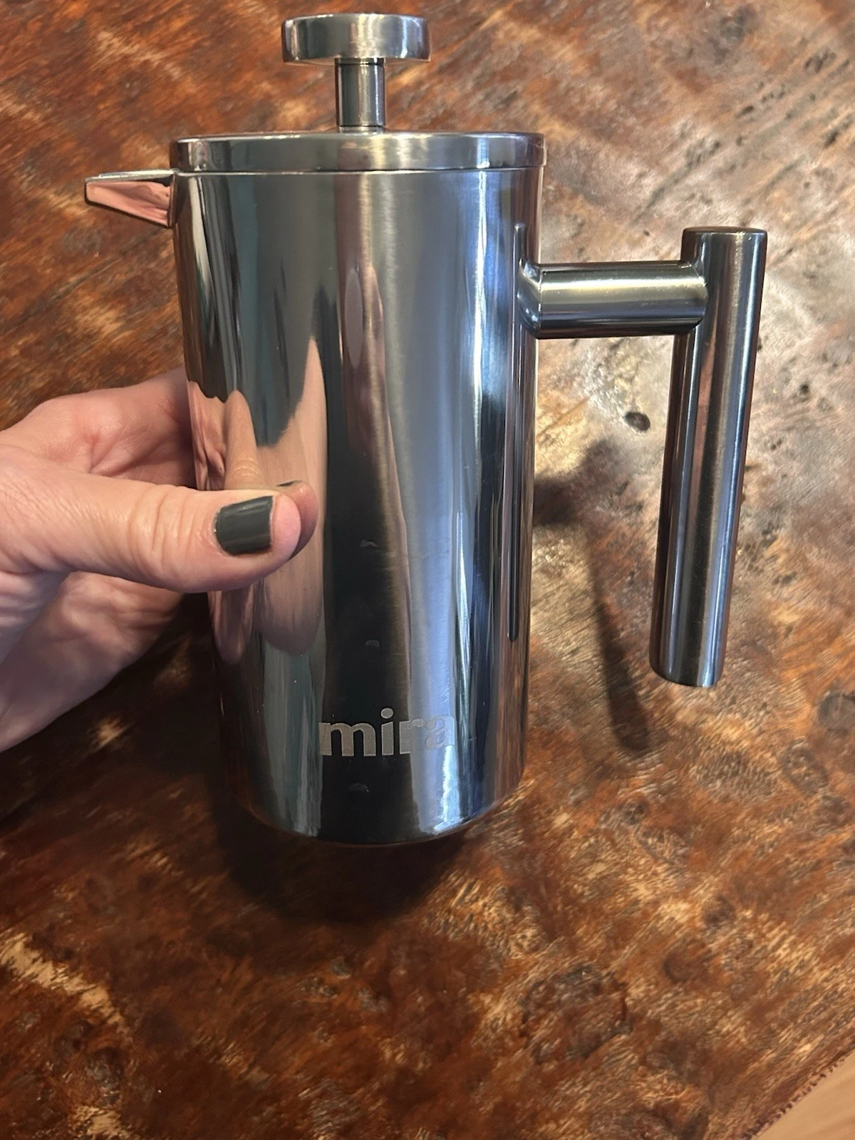 Mira 12 oz Stainless Steel French Press Coffee Maker Double Wall Insulated
Opens in a new window or