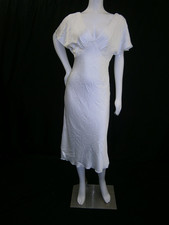 Jenny Yoo Custom Beale Wedding Dress 4 Ivory Satin Tea Length Flutter Sleeves